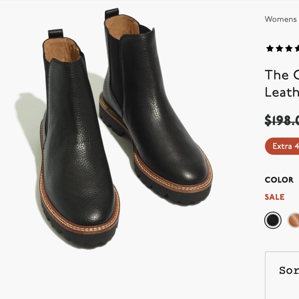 Madewell The Citywalk Lugsole Chelsea Boot